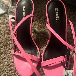 pink with gold heels